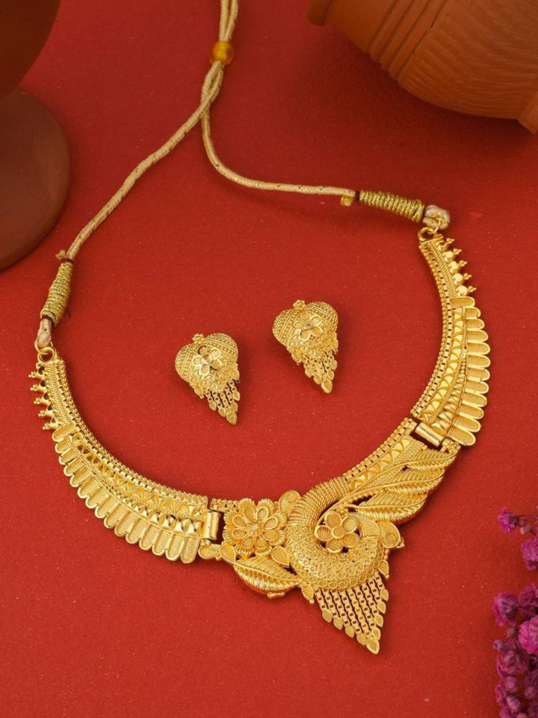 

TONOLIKA Gold-Plated Jewellery Set