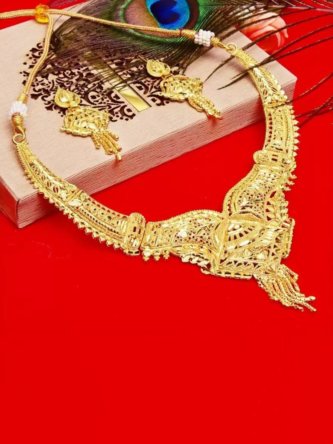 

TONOLIKA Alloy Gold-plated Jewellery Set