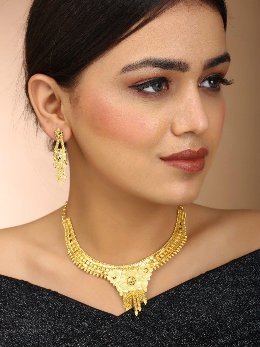 

TONOLIKA Gold-Plated Jewellery Set