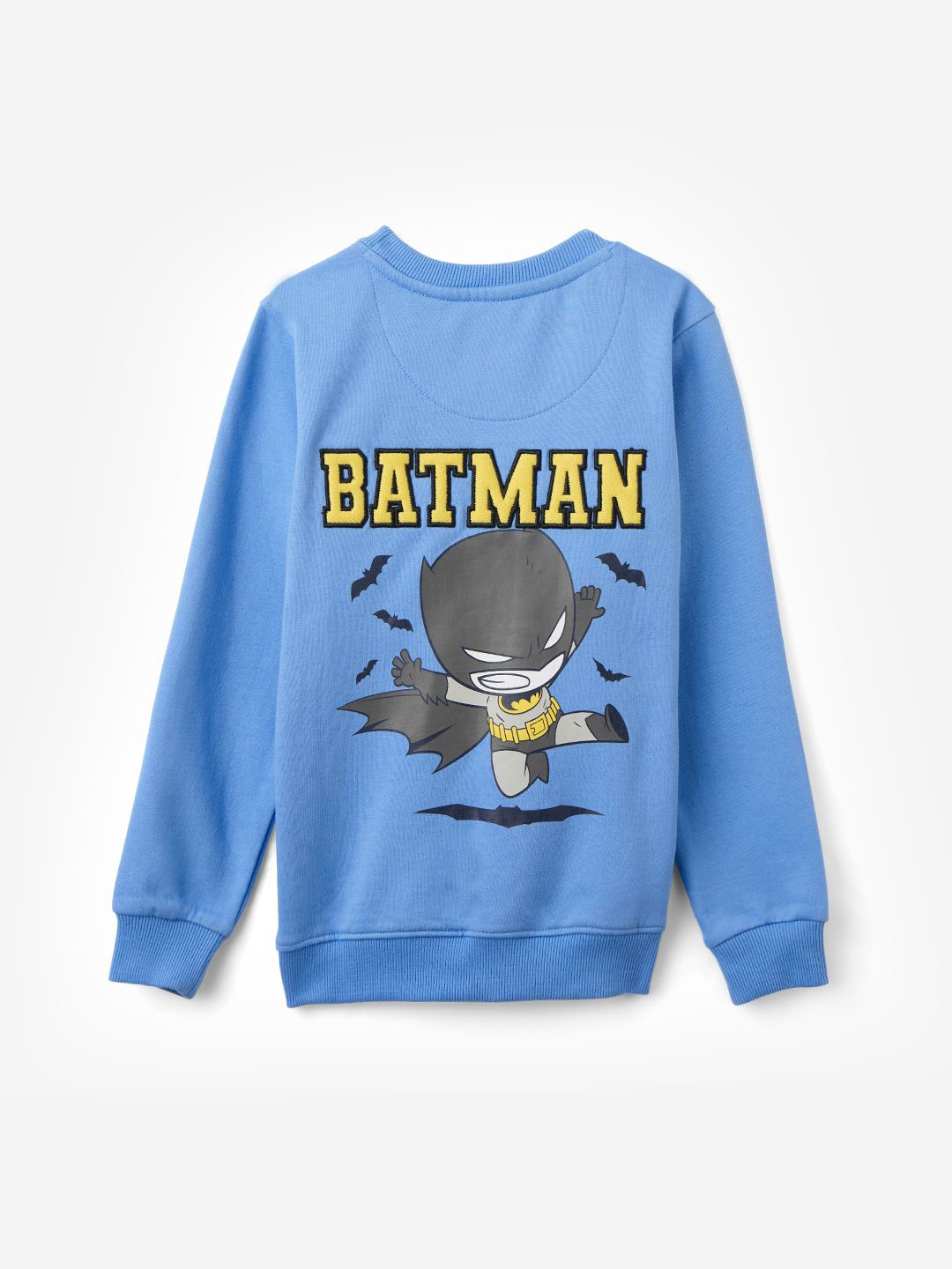 

The Souled Store Boys Printed Round Neck Sweatshirt, Blue