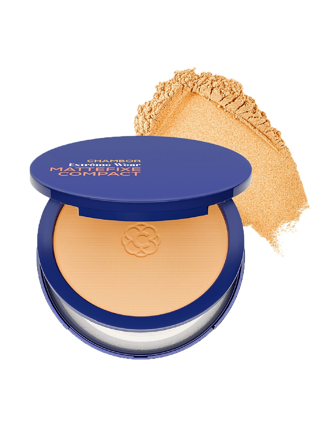 

Chambor Extreme Wear Mattefixe Compact Powder- 9 g- Warm Medium 205, Nude