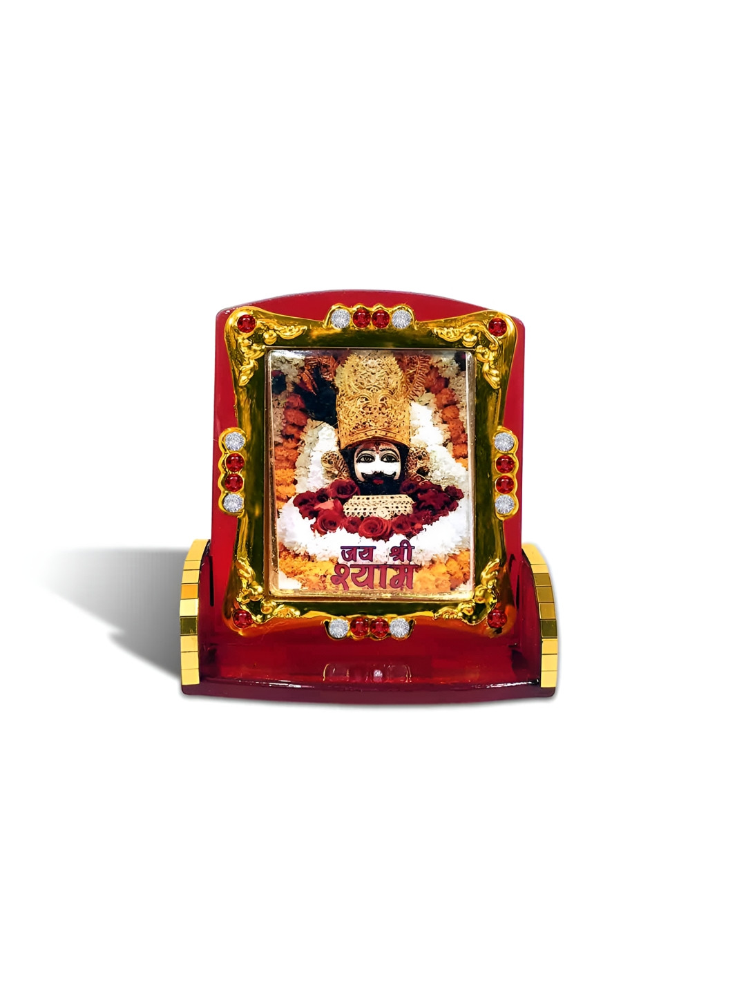 

Adhvik Multicoloured Lord Khatu Shyam Baba Showpiece, Multi