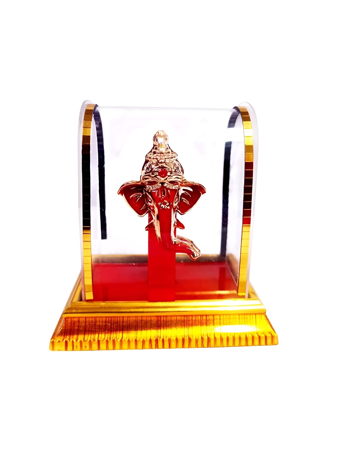 

Adhvik Multicoloured Religious Idol Showpiece, Red