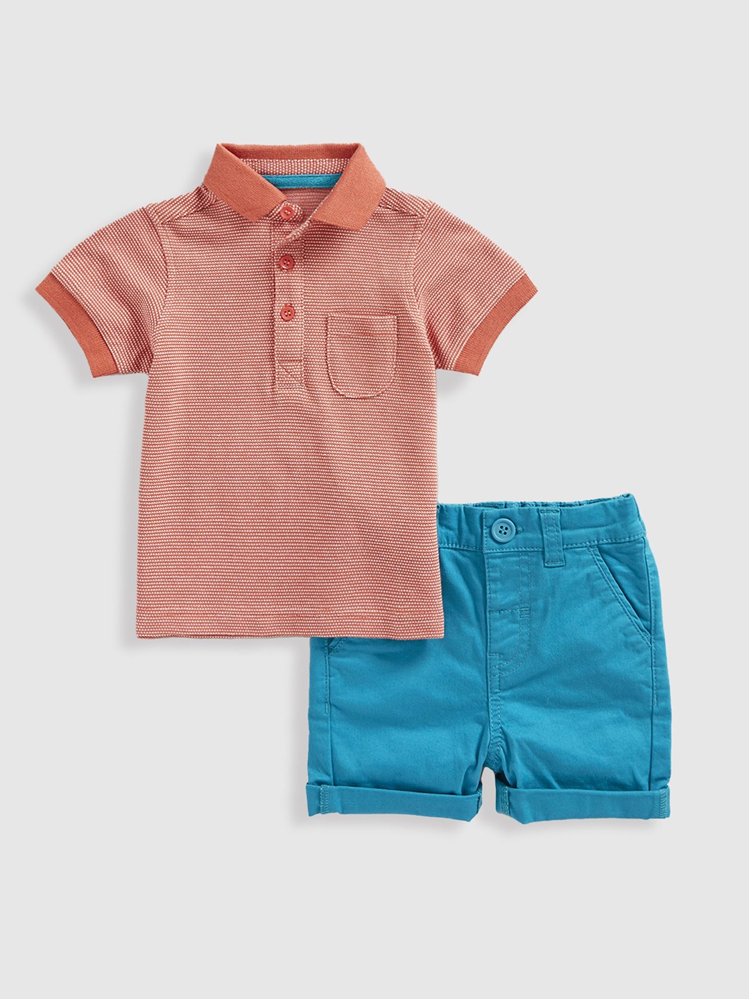 

mothercare Boys T-shirt with Shorts, Orange