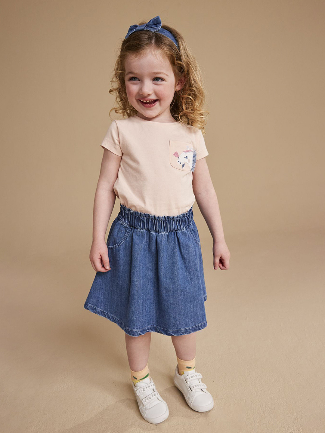

mothercare Girls Top with Skirt, Pink
