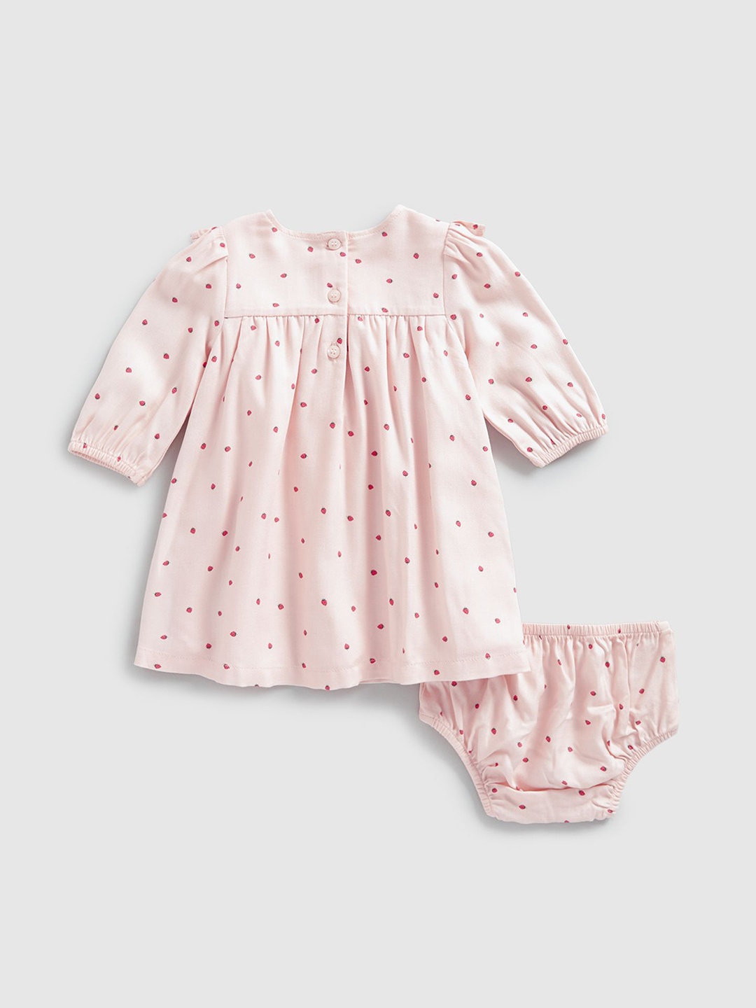 

Mothercare Infant Girls Printed A-Line Dress, Pink