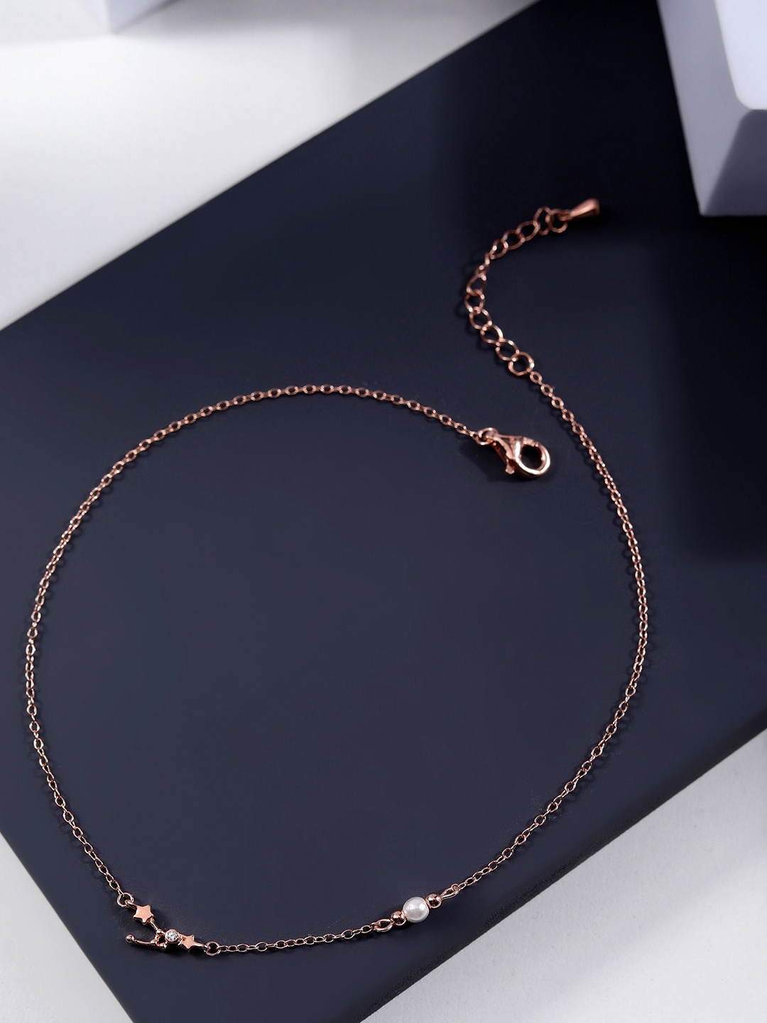 

DIAVO Anklet, Rose gold