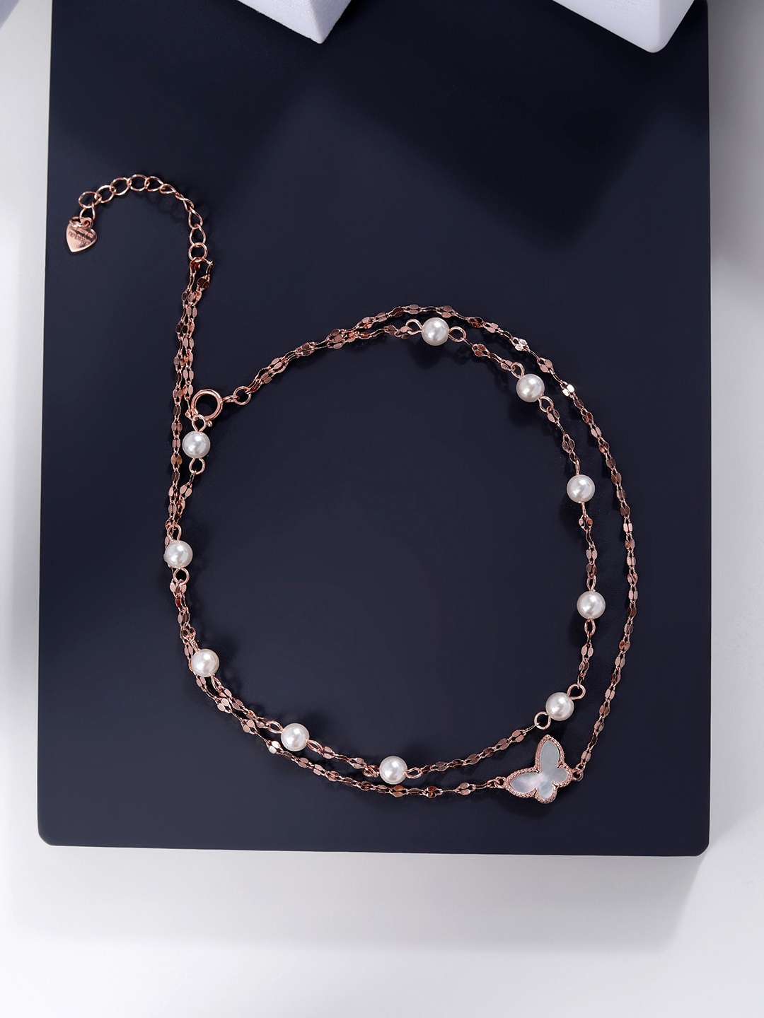 

DIAVO Anklet, Rose gold