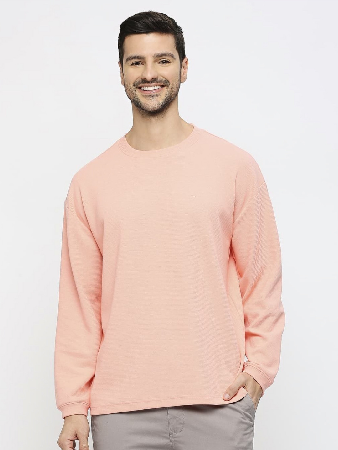 

Basics Men T-shirt, Peach