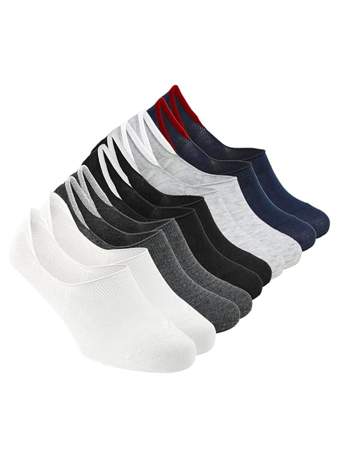 

Xjarvis Pack Of 5 Assorted Breathability Shoe Liners Socks