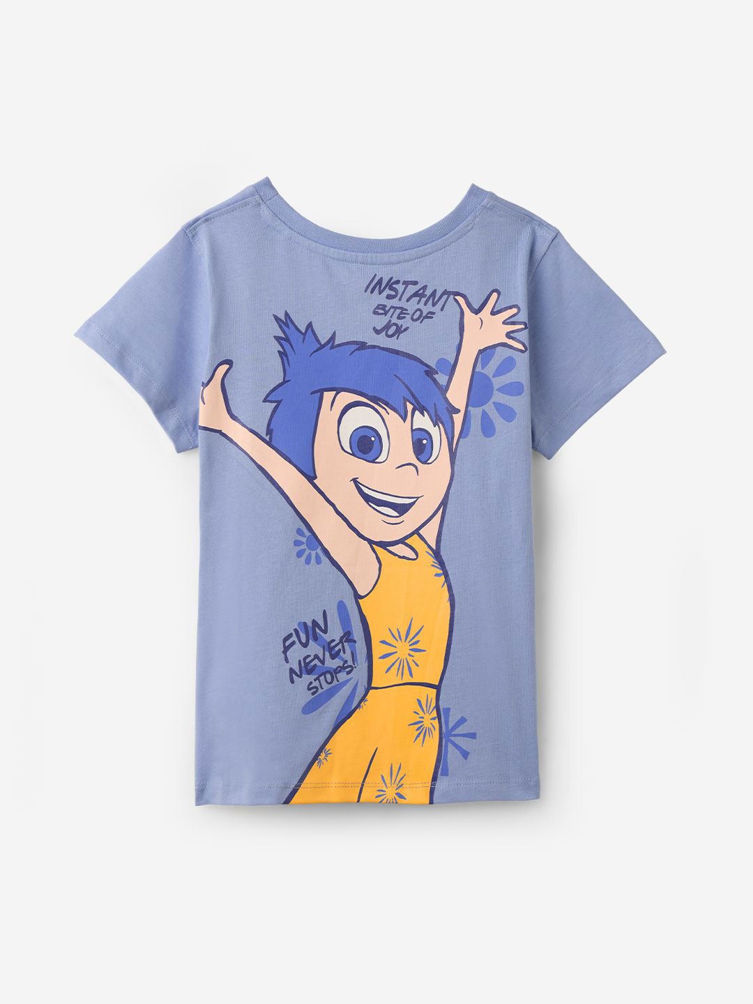 

The Souled Store Girls Typography Printed T-shirt, Blue