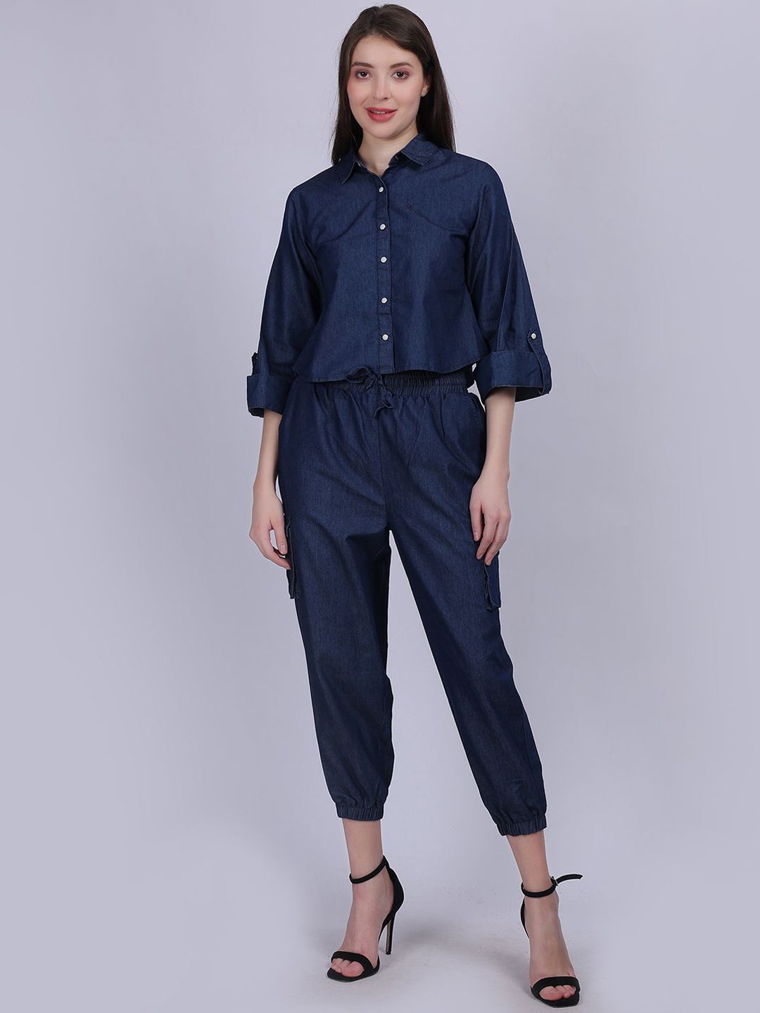 

Aumbe Top & Joggers Co-Ords Set, Blue