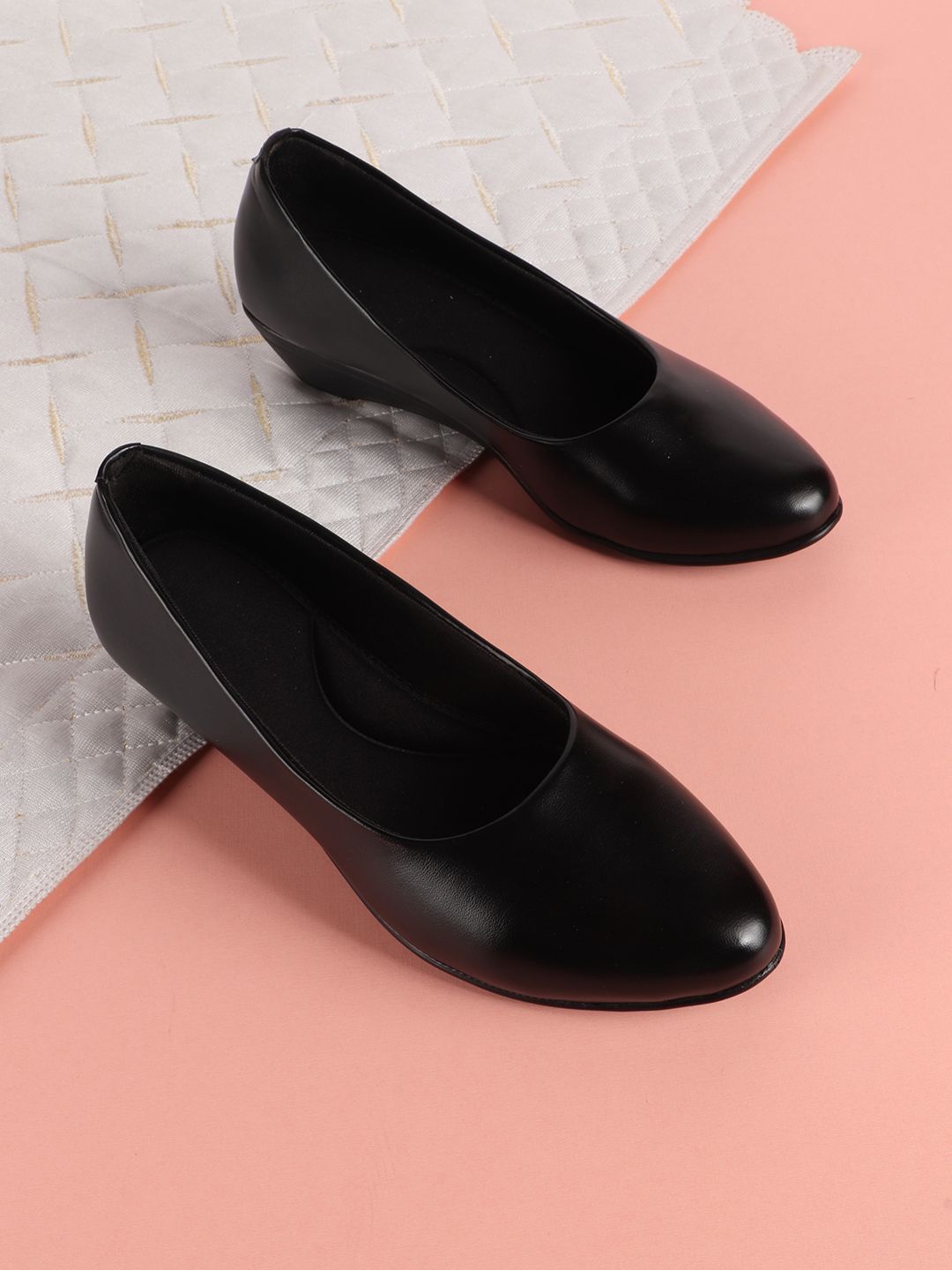 

Picktoes Women Ballerinas Flats, Black