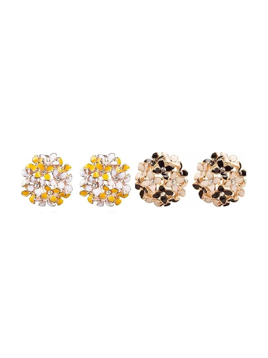 

Nilu's Collection Contemporary Studs Earrings, Multi