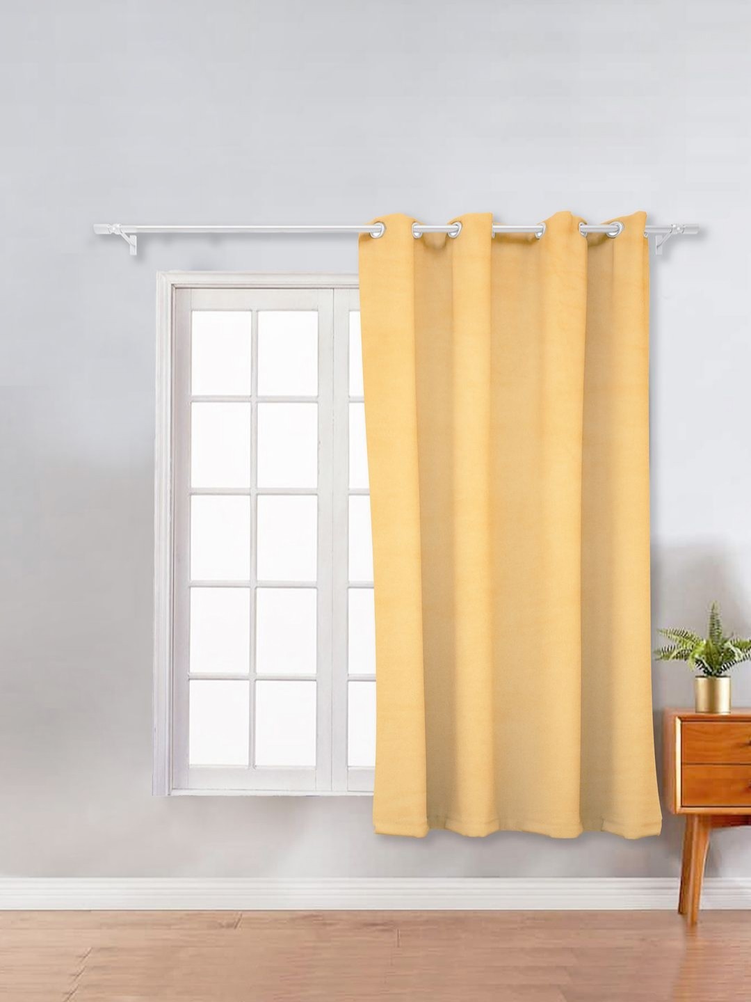 

THE CONVERSION Yellow Room Darkening Window Curtain