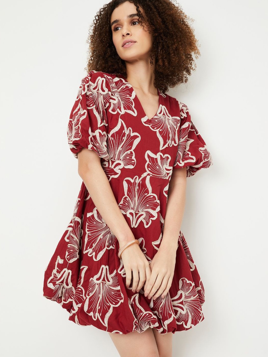 

max Dress, Maroon