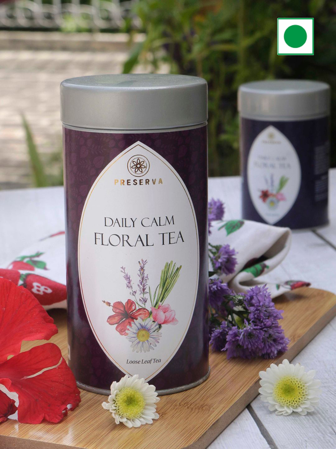 

Preserva Wellness Daily Calm Tea For Relaxation & Sleep Loose Leaf Tea-50Gms, Purple
