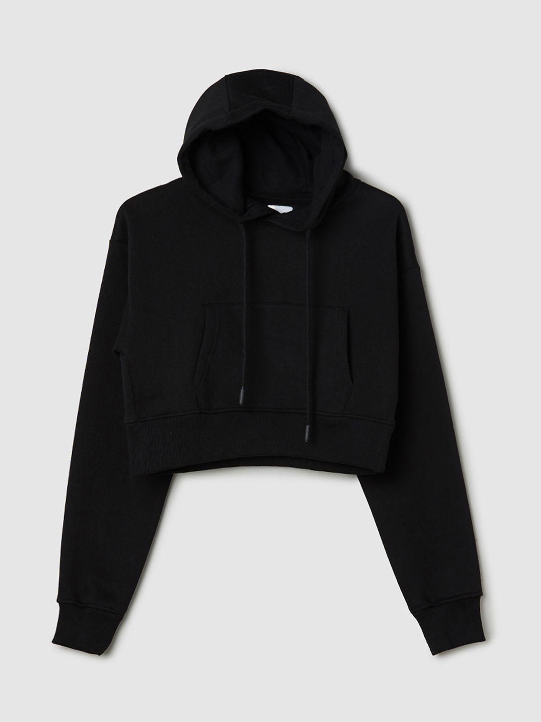 

max Girls Hooded Cotton Sweatshirt, Black
