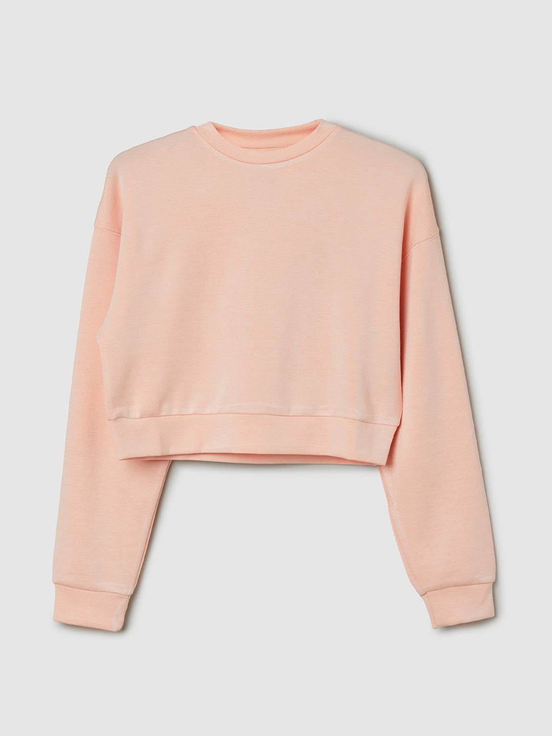 

max Girls Knitted Sweatshirt, Peach