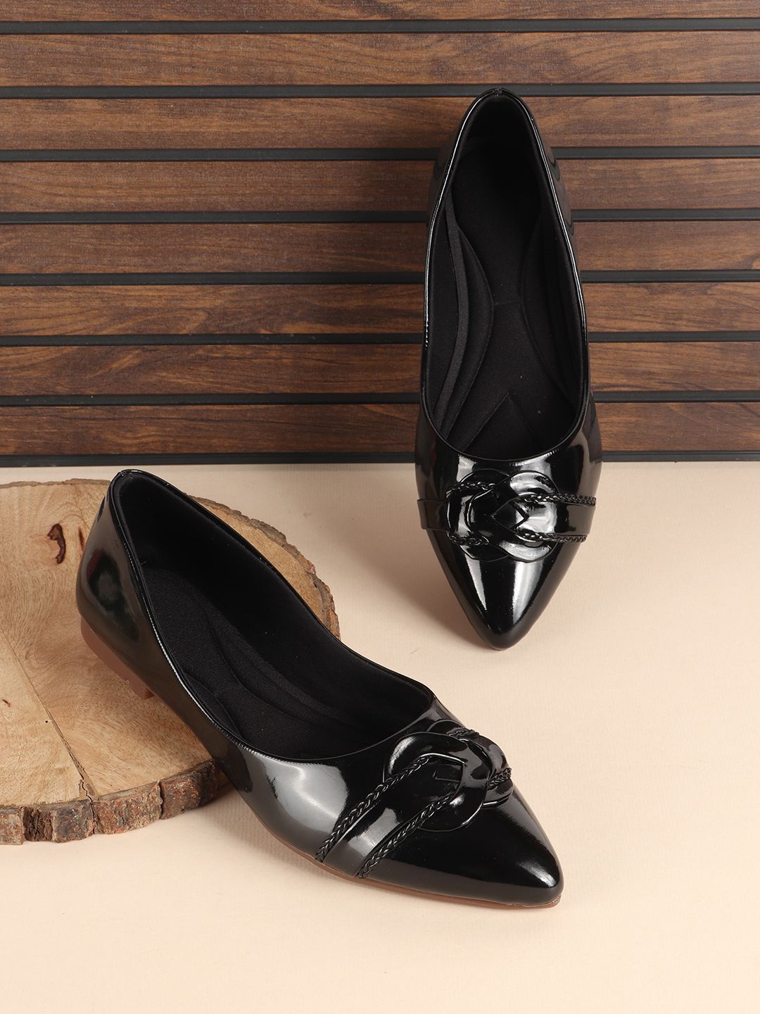 

Picktoes Women Ballerinas, Black