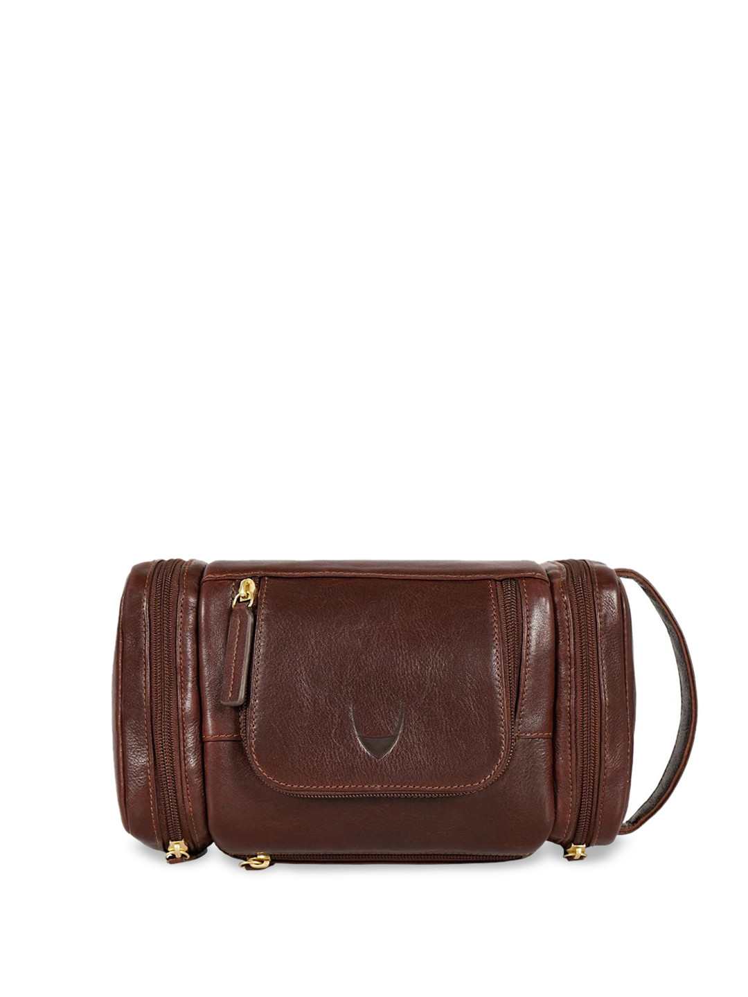 

Hidesign Men Solid Pouch Travel Accessory, Brown