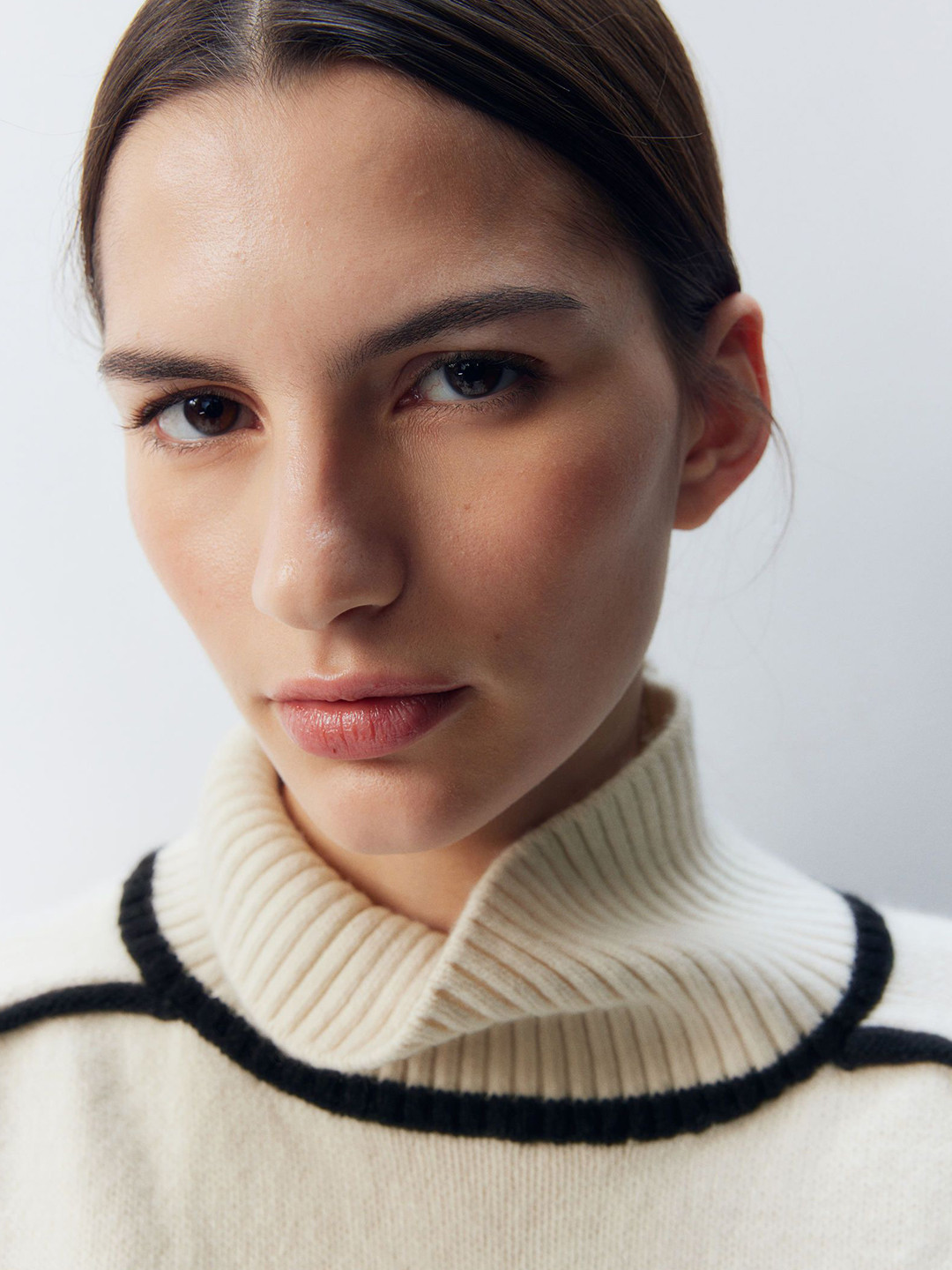 

H&M Women Turtleneck Jumper, Beige