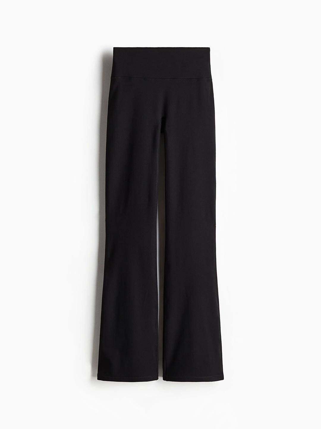 

H&M Flared Sports Leggings In SoftMove, Black