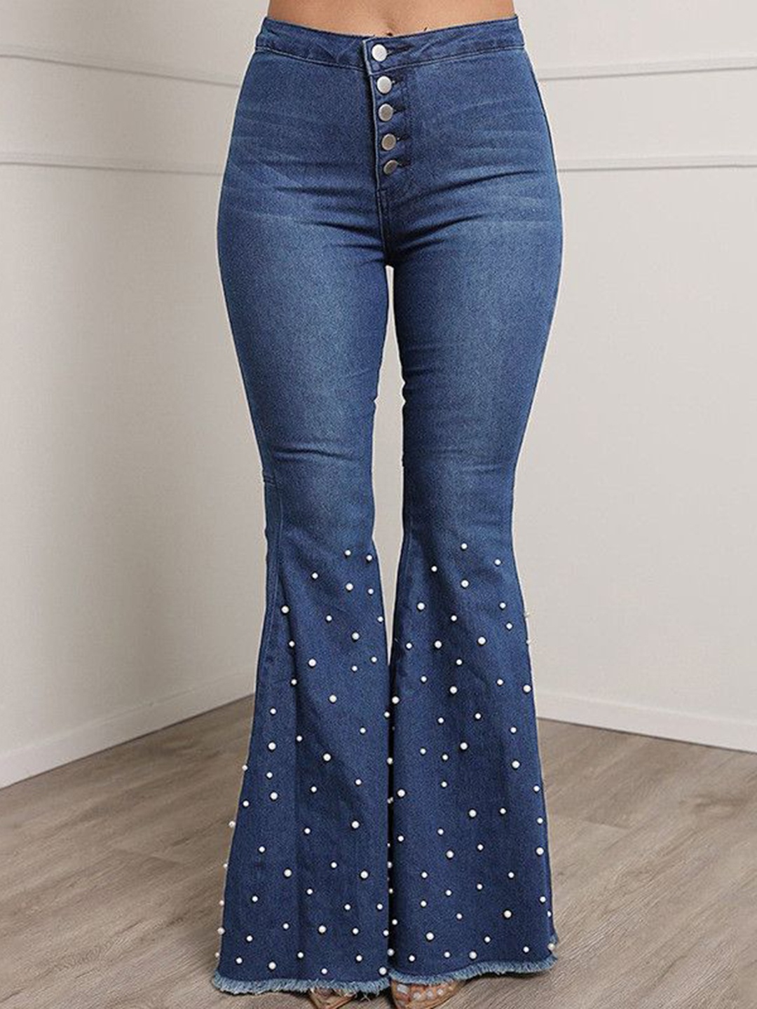 

The Roadster Lifestyle Co Women Cotton Slim Fit Jeans, Blue