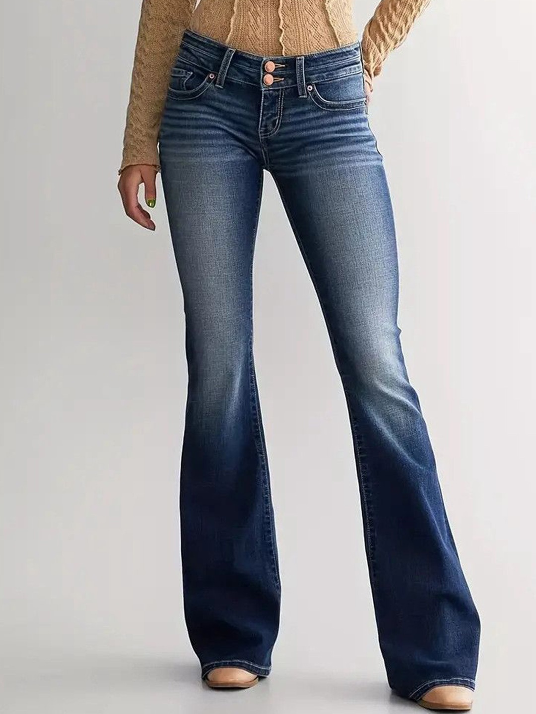 

The Roadster LifestyleCo Women Cotton Slim-Fit Jeans, Blue