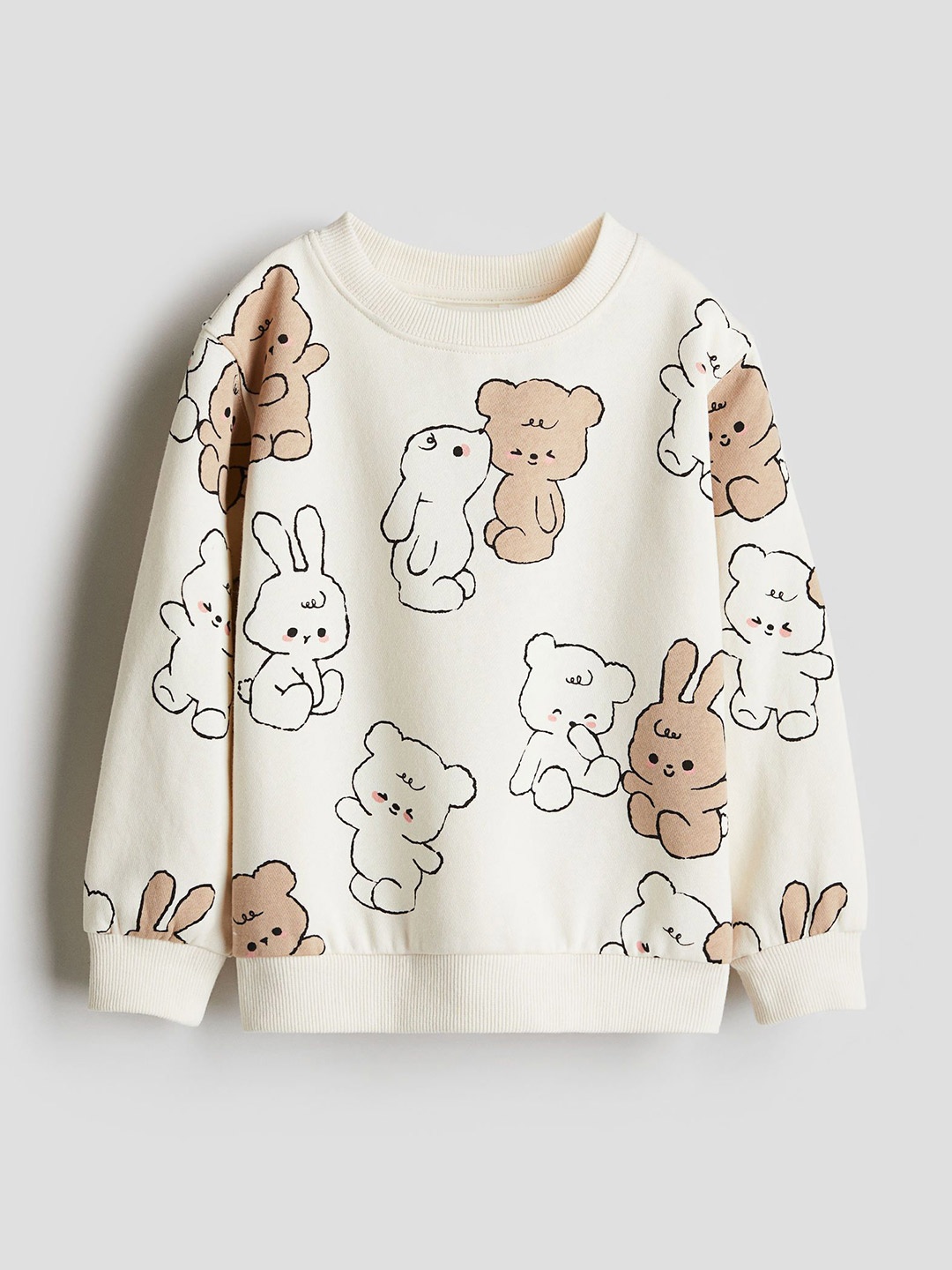 

H&M Girls Sweatshirt, White