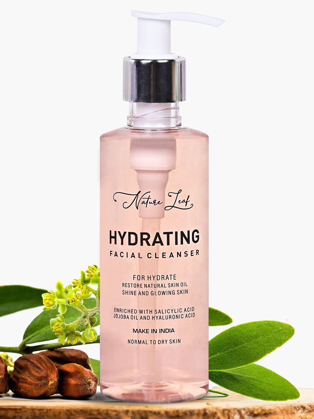 

Nature Leaf Hydrating Facial Cleanser - 200 ml, Pink