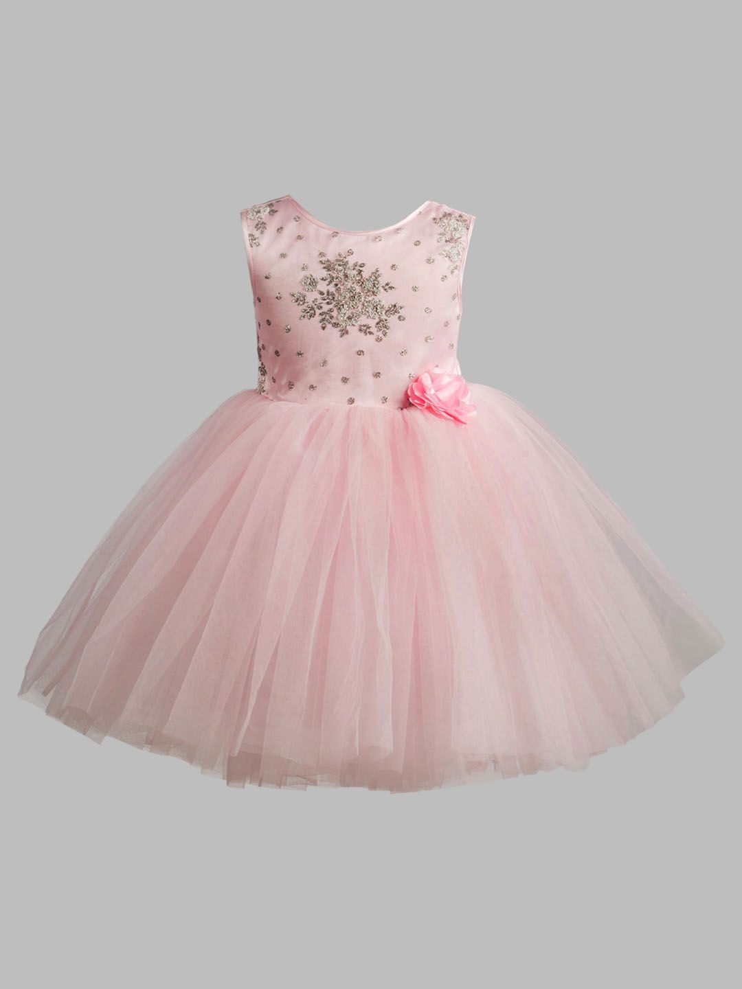 

Toy Balloon kids Girls Embellished Fit & Flare Dress, Pink