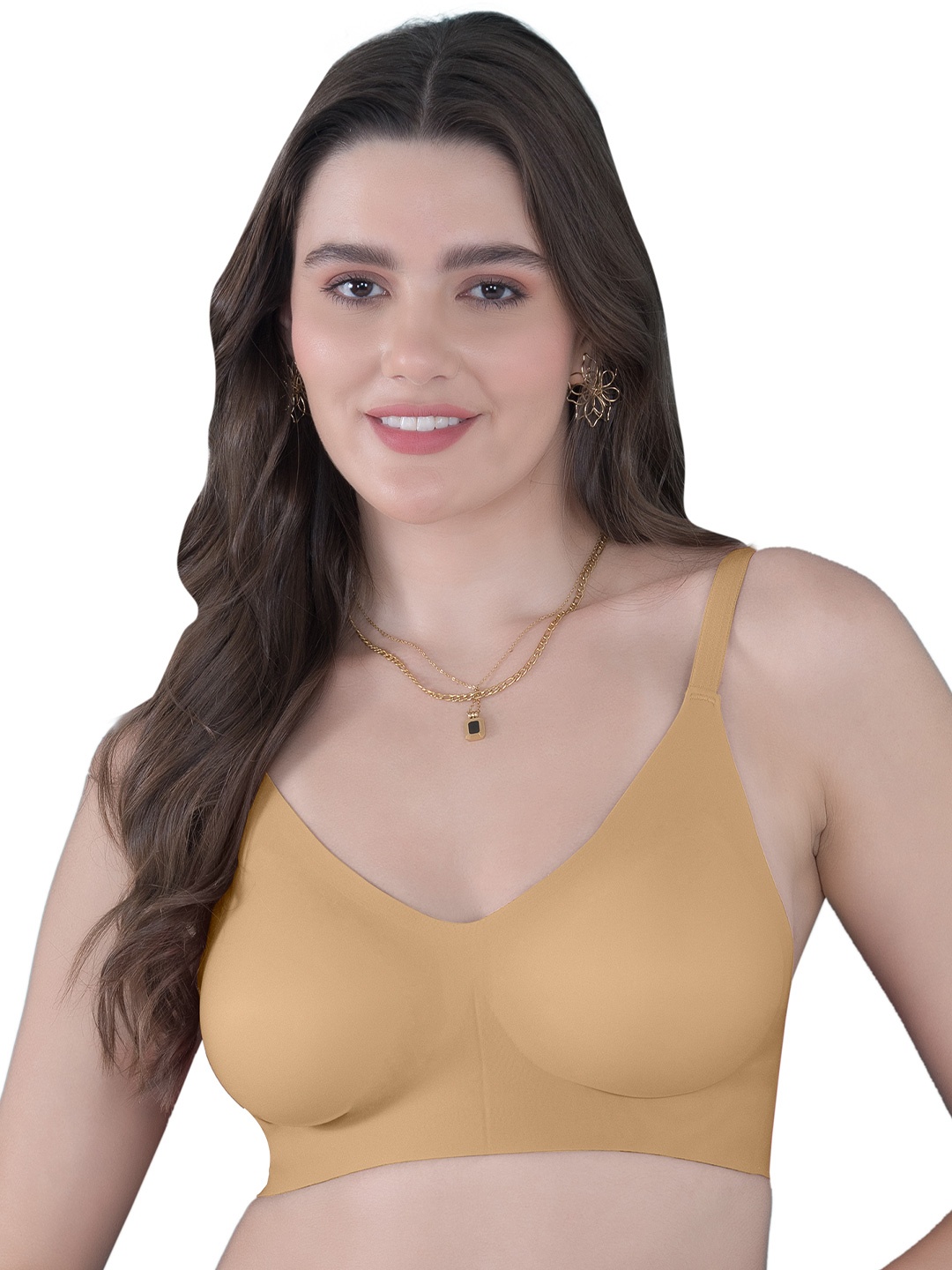 

Tweens Seamless Bonded Non-Padded Cotton Rich Invisibra, Beige