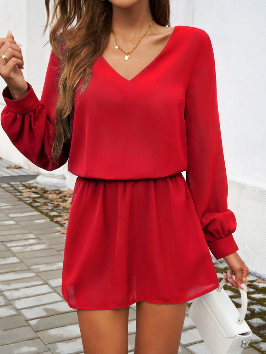 

StyleCast Women Fit & Flare Dress, Red