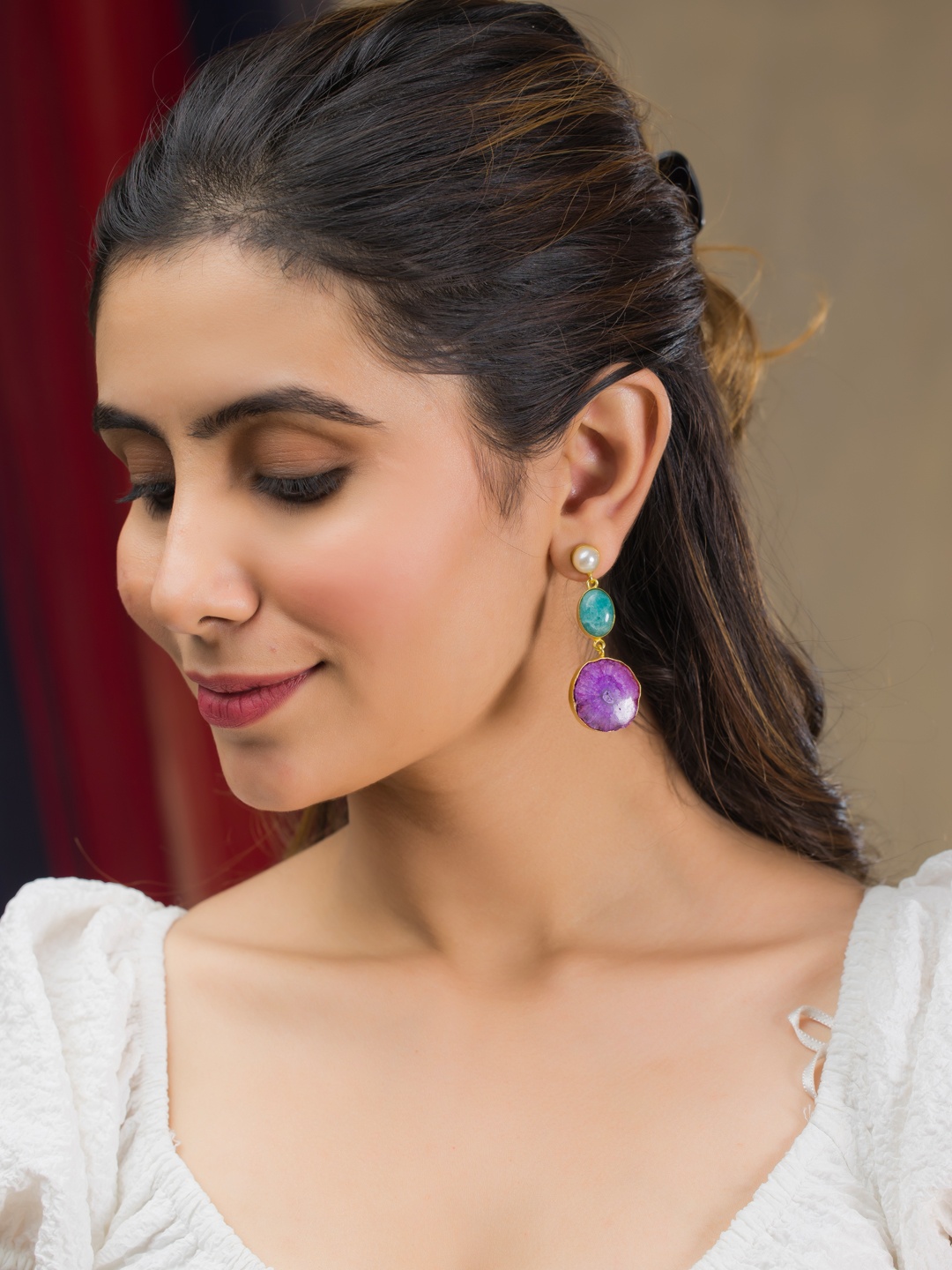 

TOS Classic Drop Earrings, Gold