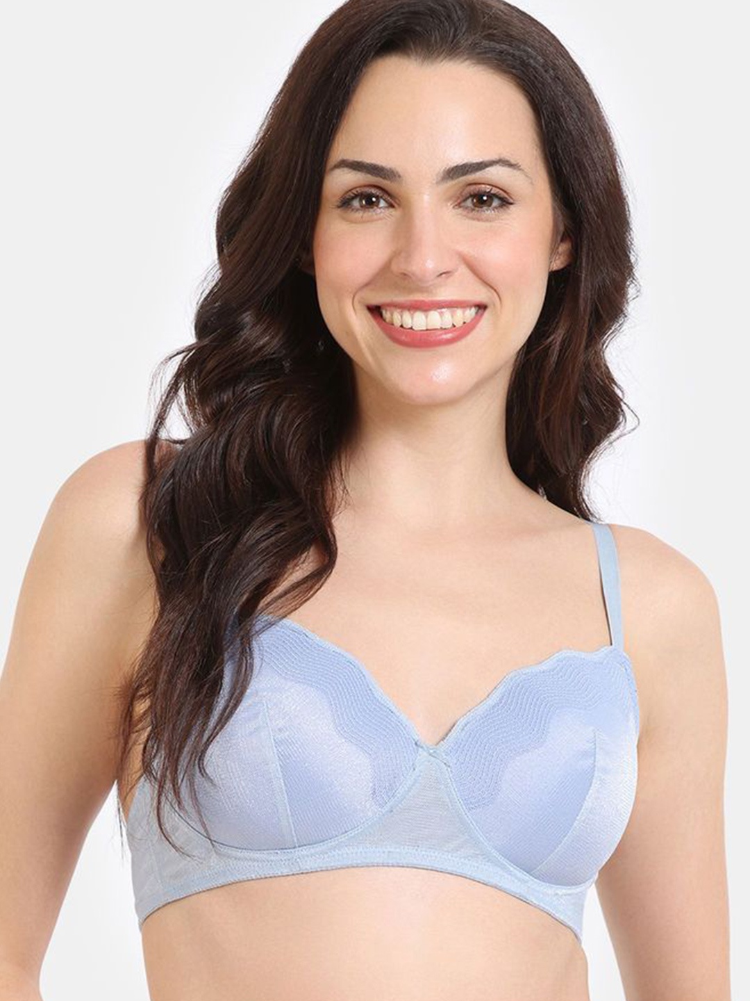 

Zivame Women Medium Coverage Lightly Padded Bra, Blue