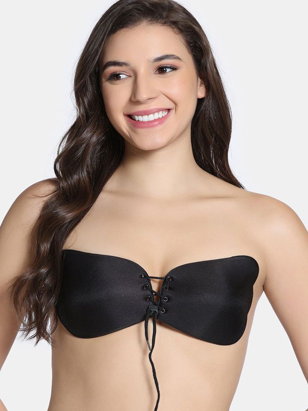 

Zivame WomenEverydayMedium Coverage Heavily Padded Bra, Black