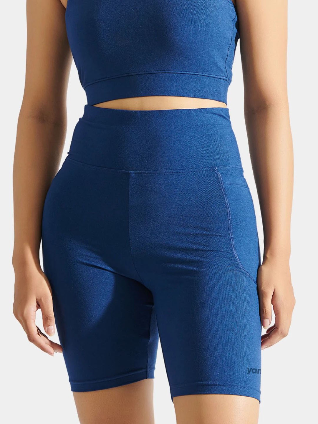 

YAMAYOGA Women Regular Fit Yoga Sports Shorts, Navy blue