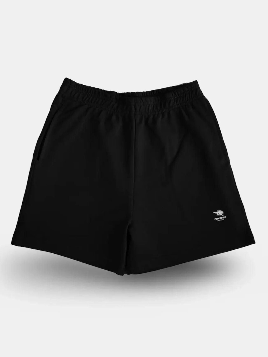 

EROBOLD Men Conquer Active Cotton Shorts, Black