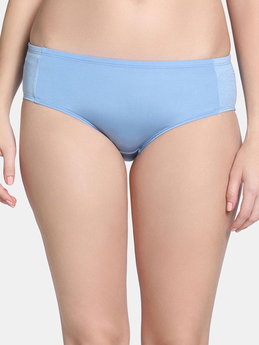 

Zivame Women Low Rise Hipster Briefs, Blue