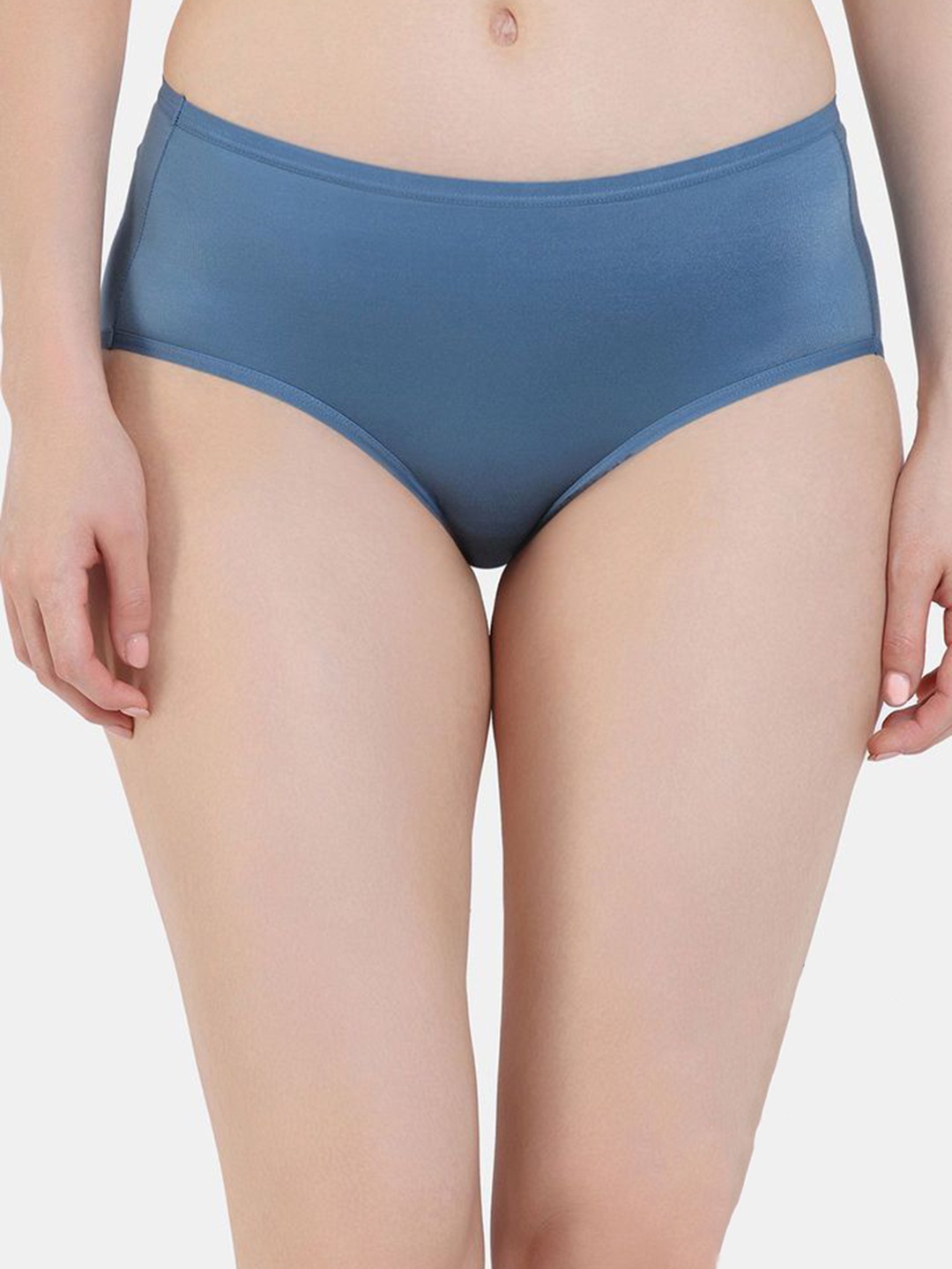 

Zivame Women Mid Rise Hipster Briefs, Teal