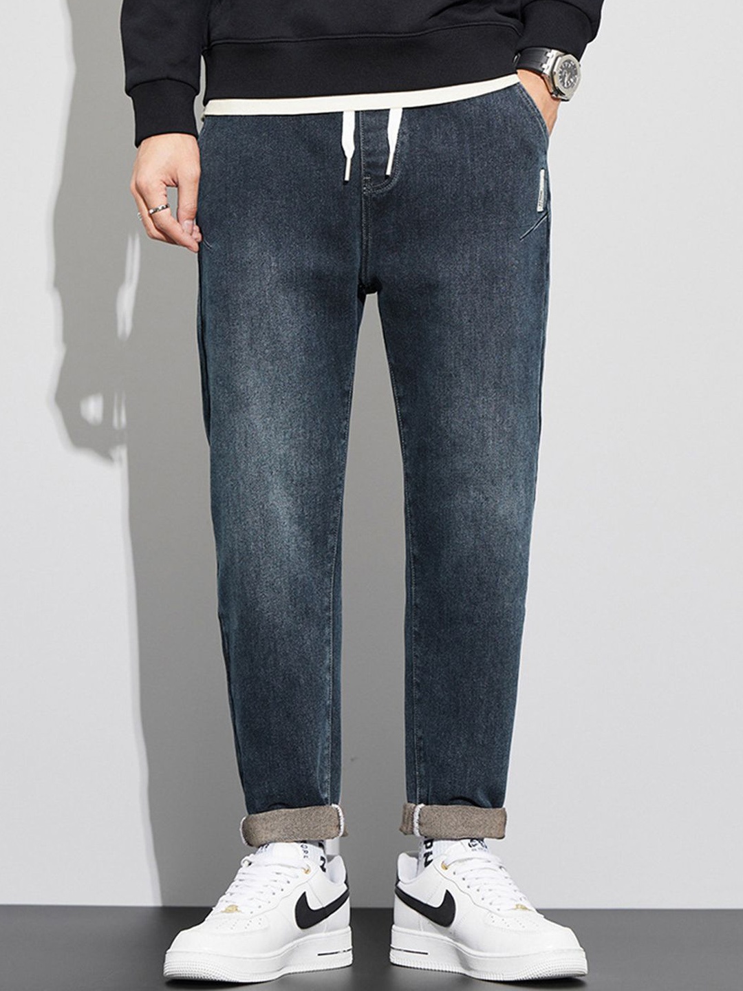 

StyleCast Men High Rise Slim Fit Jeans, Blue