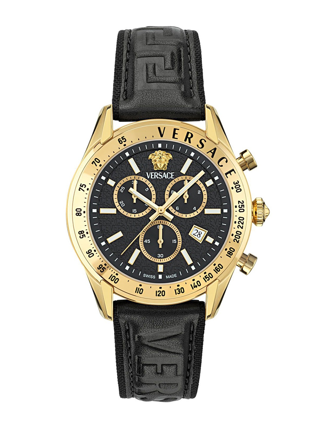 

Versace Men Dial & Straps Analogue Watch VE8R00224, Black