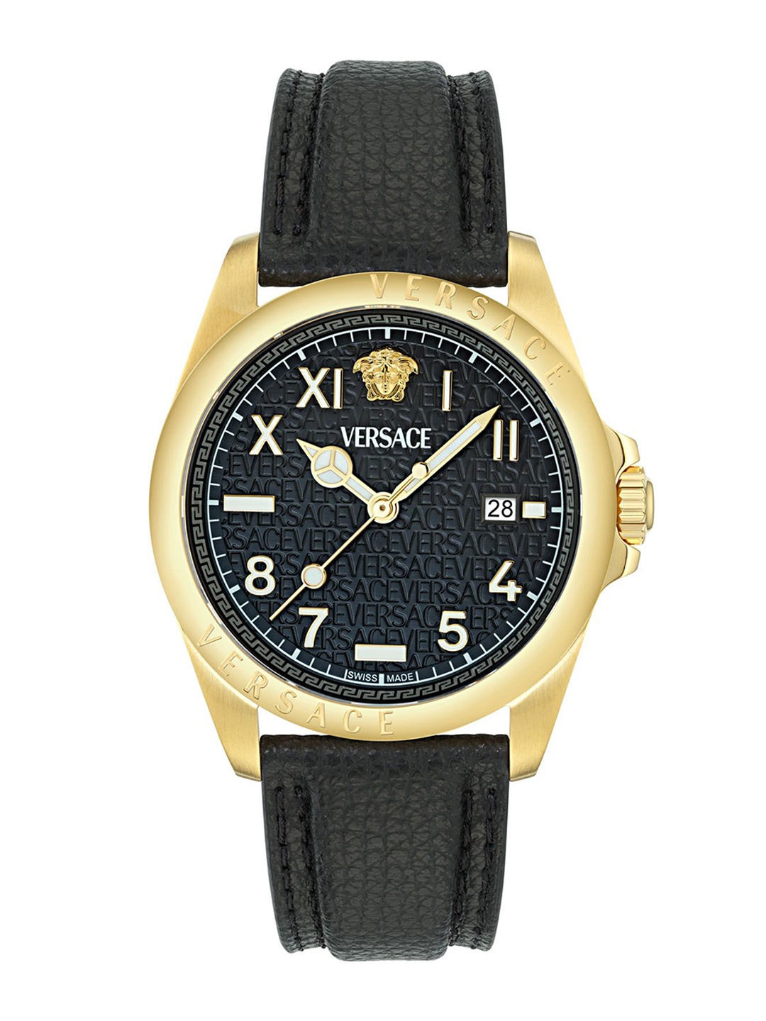 

Versace Men Dial & Straps Analogue Watch VE9H00224, Black