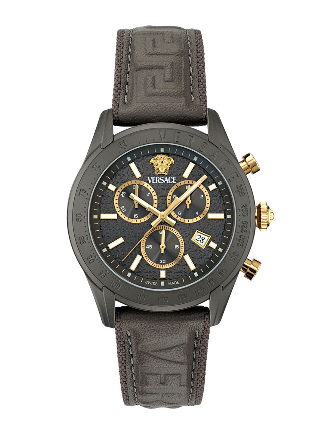 

Versace Men Dial & Straps Analogue Watch-VE8R00124, Grey