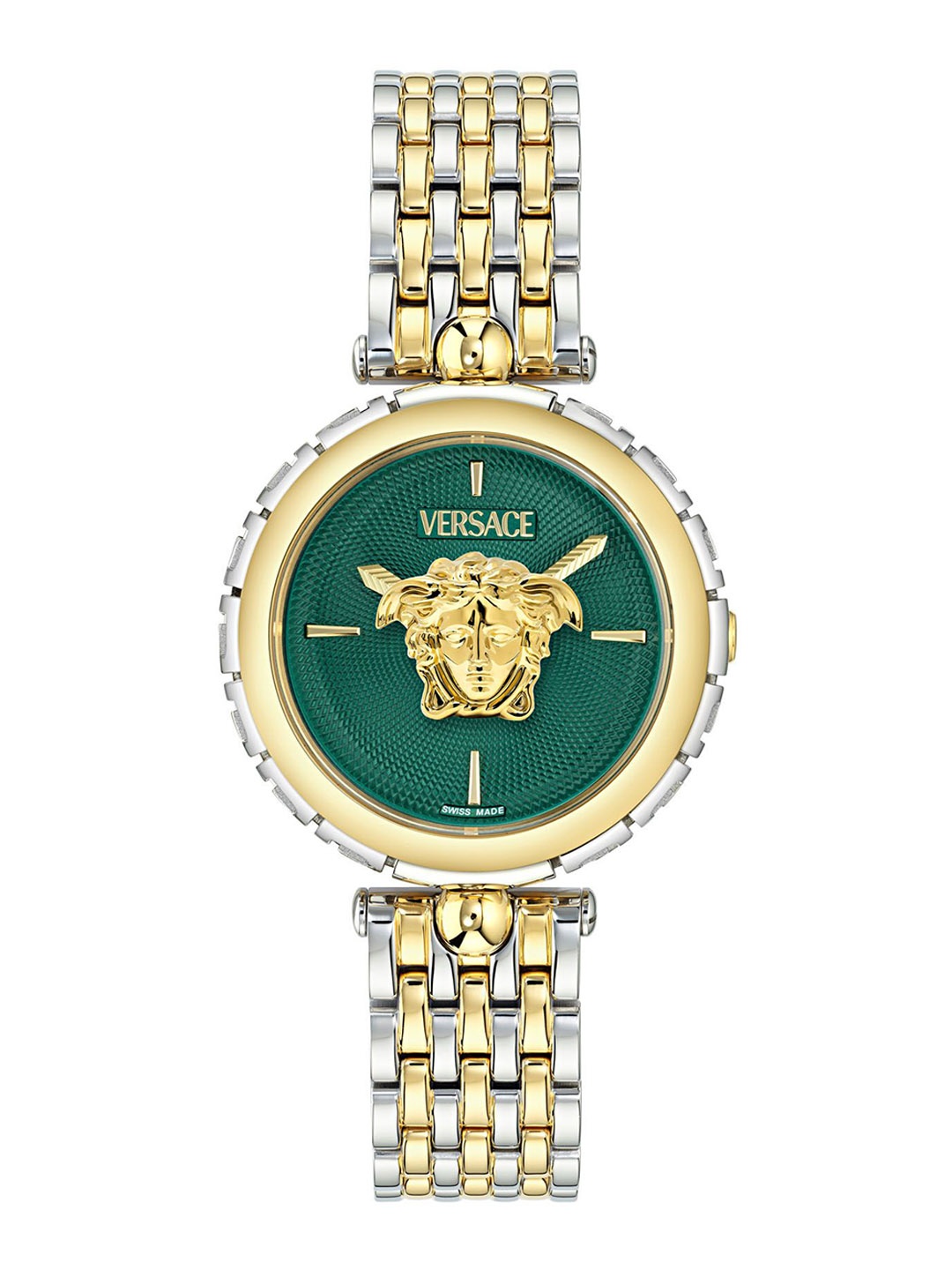 

Versace Women Printed Dial & Stainless Steel Bracelet Style Straps Watch VE9D00324, Green