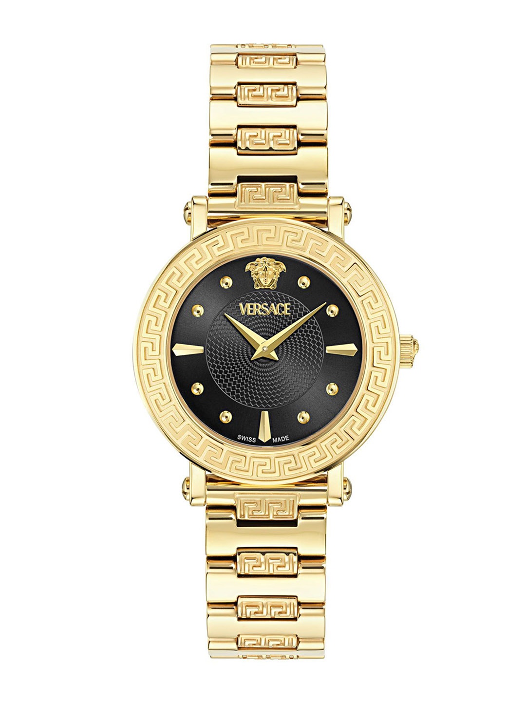 

Versace Women Embellished Dial Analogue Watch VE9C00724, Black