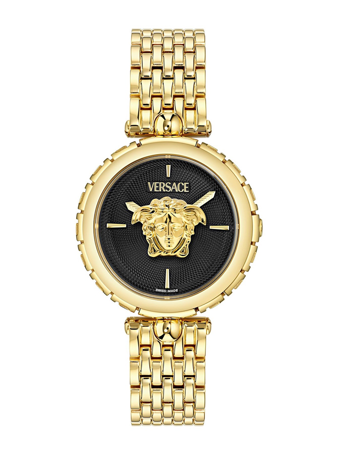 

Versace Women Dial & Stainless Steel Bracelet Style Straps Analogue Watch VE9D00424, Black