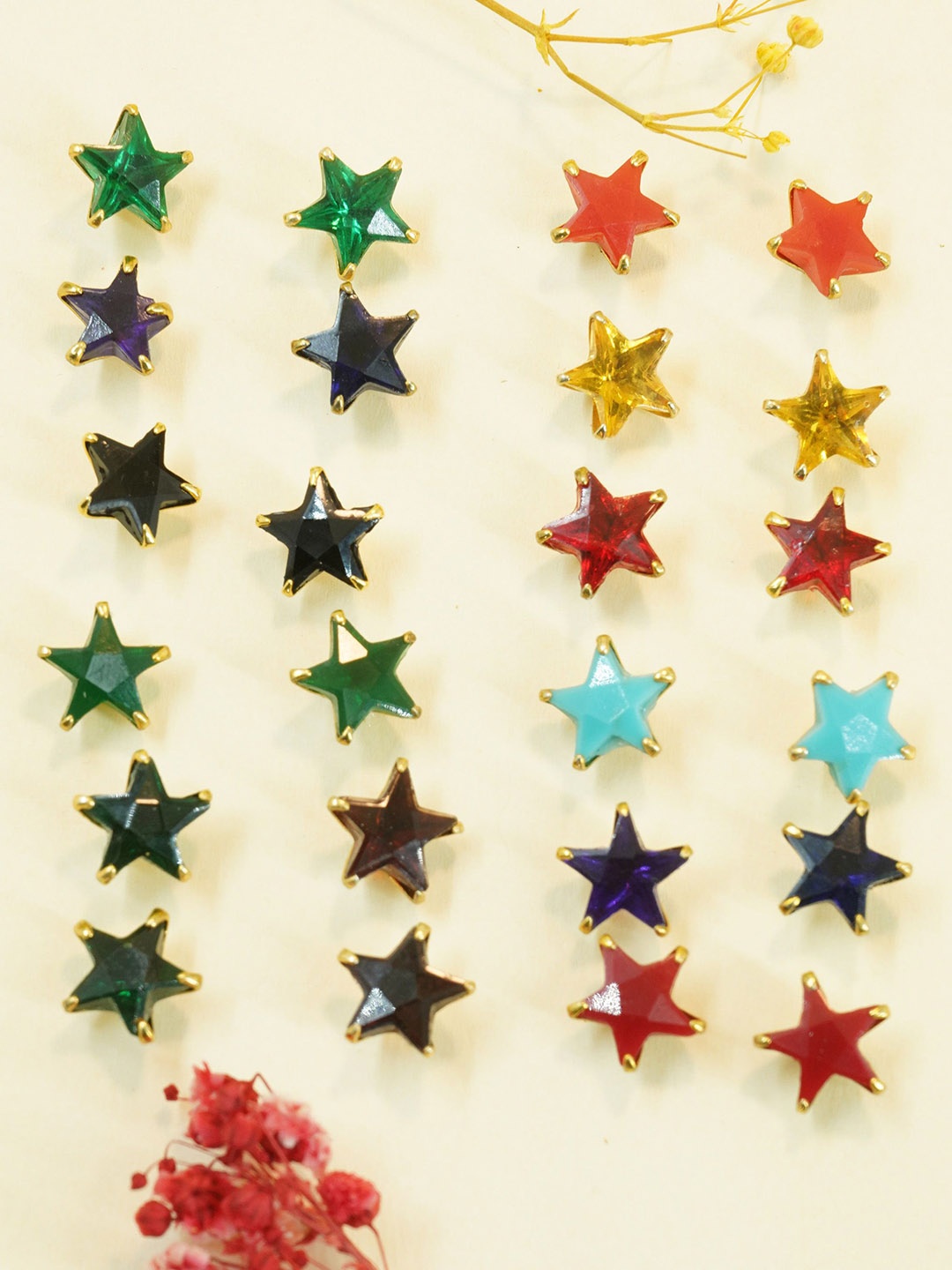 

GRIIHAM Contemporary Studs Earrings, Multi