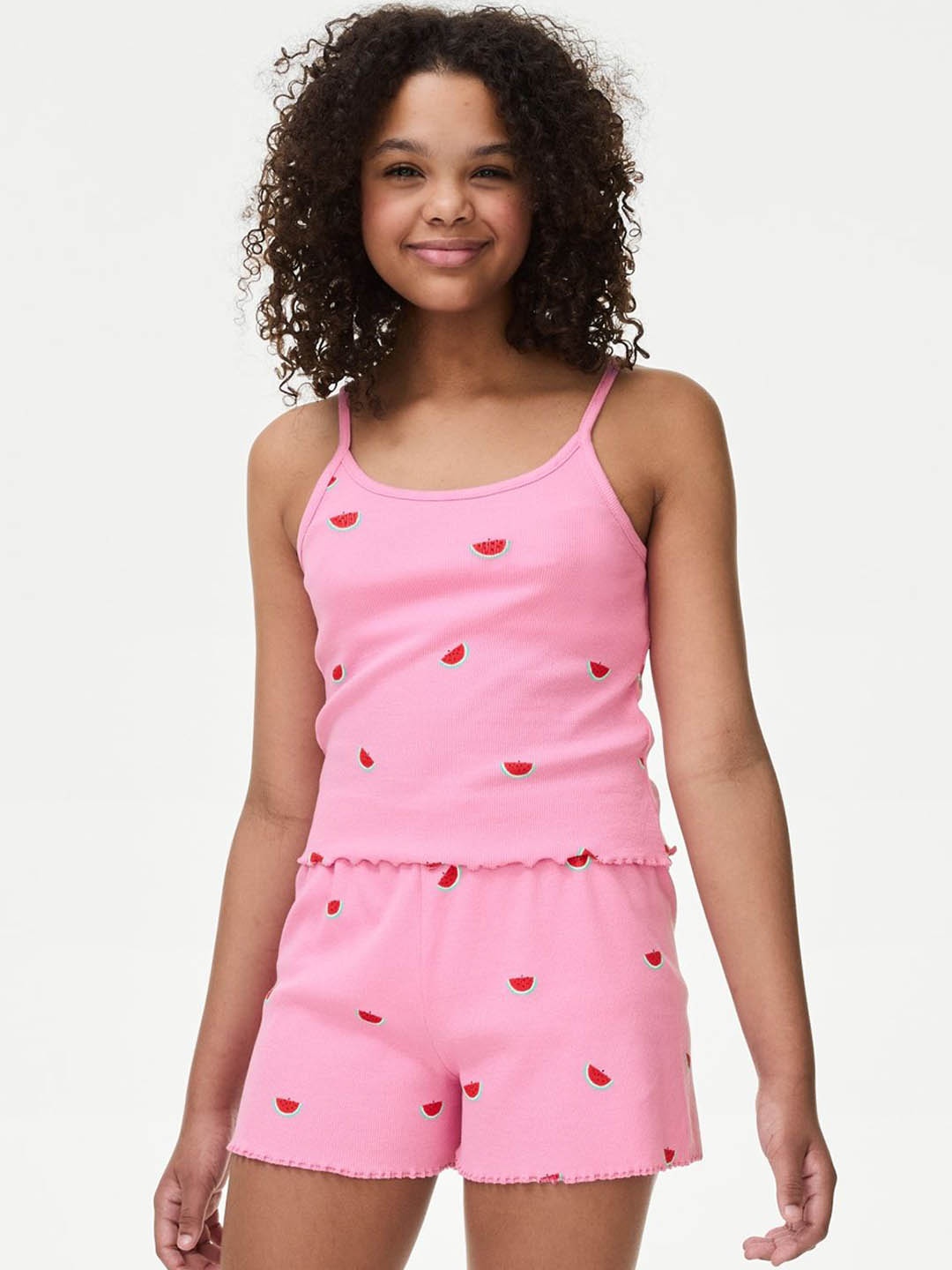 

Marks & Spencer Girls Pure Cotton Night suit, Pink